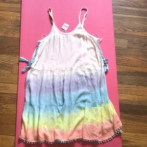 Justice swimsuit cover up size 18/20 brand new.